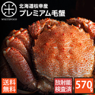 北海道枝幸産 プレミアム毛蟹 570g前後【送料無料】