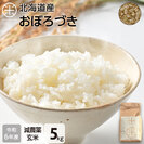 【令和6年度産】 【玄米】 5kg  北海道産 お米 減農薬米 おぼろづき【送料無料】