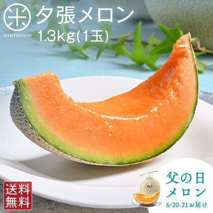 【父の日メロン】夕張メロン ご贈答向け品(糖度11%以上)1.3kg(1玉)【共撰優品】【送料無料】