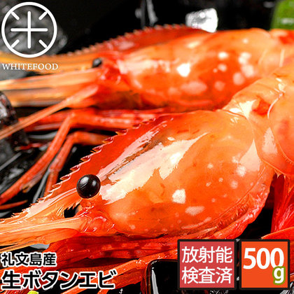 【未冷凍】幻の礼文島産 生ボタンエビ 中サイズ 500g<br>【6～9月...